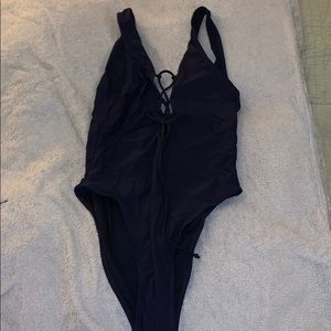Shekini Navy One Piece Size Small -NWT